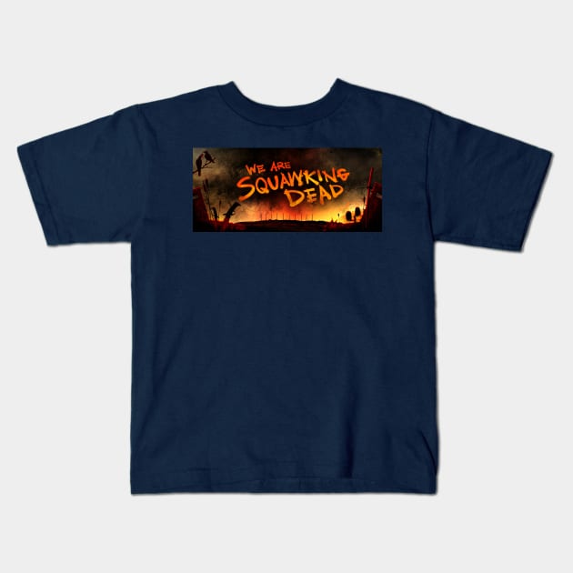 TWDSeason10 ART Kids T-Shirt by SQUAWKING DEAD